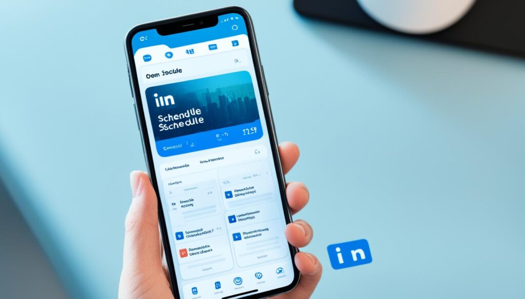 LinkedIn Mobile Scheduling